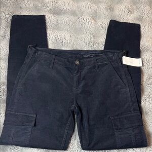 AG Velvet Corduroy Cargo Pants